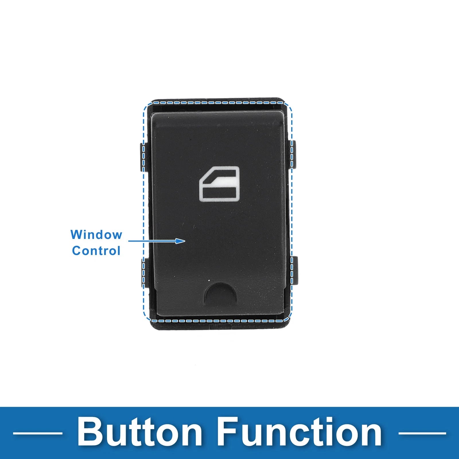 Rear Passenger Power Window Switch for Volkswagen Polo 9N (2002–2009) 5Z0959856