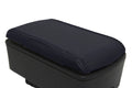 Console Lid Armrest Cover for Nissan D22 Frontier (1999–2004) Black PVC Leather