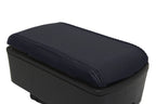 Console Lid Armrest Cover for Nissan D22 Frontier (1999–2004) Black PVC Leather