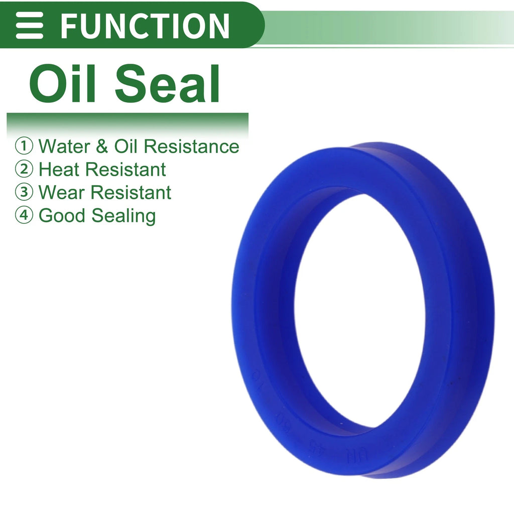 Set of 5 Oil Seal Rotary Shaft Seal 45x60x10mm High Pressure TPU