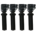 Set of 4 Direct Ignition Coils for Ford Focus, Land Rover LR2, Lincoln MKC (2000–2023)