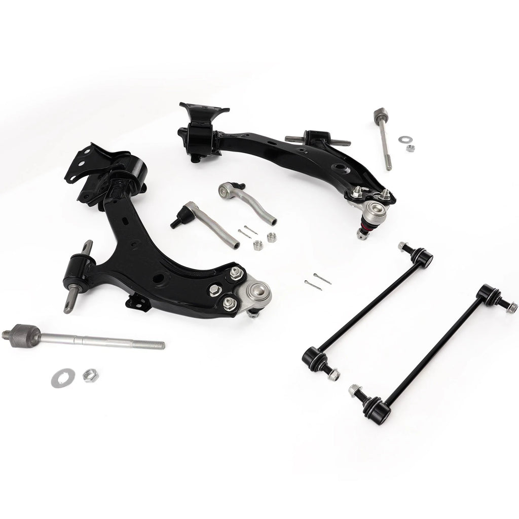 8pc Front Lower Control Arms & Tie Rods for Honda CR-V (2015–2016)