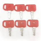 6 Pcs Ignition Keys AT195302 AR51481 for John Deere 1200 210C (1990–1999)