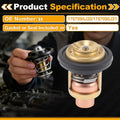Engine Coolant Thermostat 1767090J20 for Suzuki PRESENTDF100A/115A/140A (2013–2020)