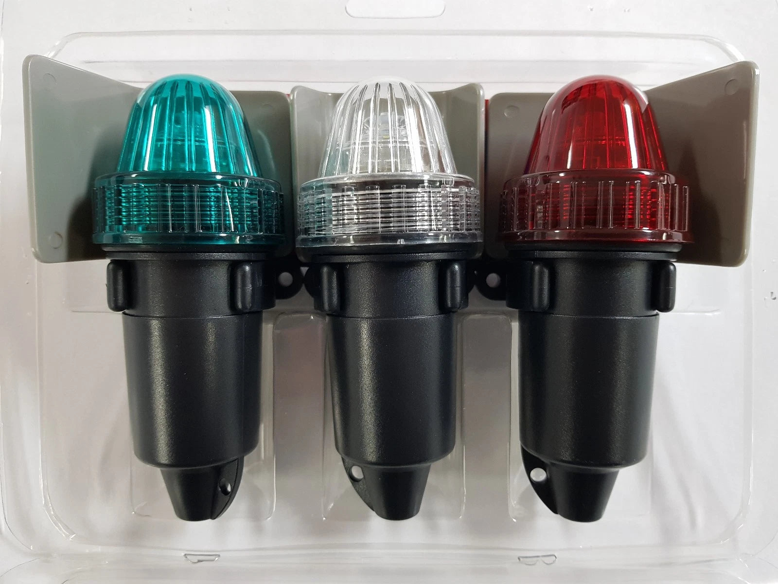 LED Navigation Lights for Small Boats / Kayaks (Battery Operated, RWB1916)