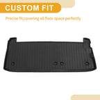 Cargo Liner Rear Trunk Mat for Toyota Sienna (2021–2024) TPE Stripe Pattern