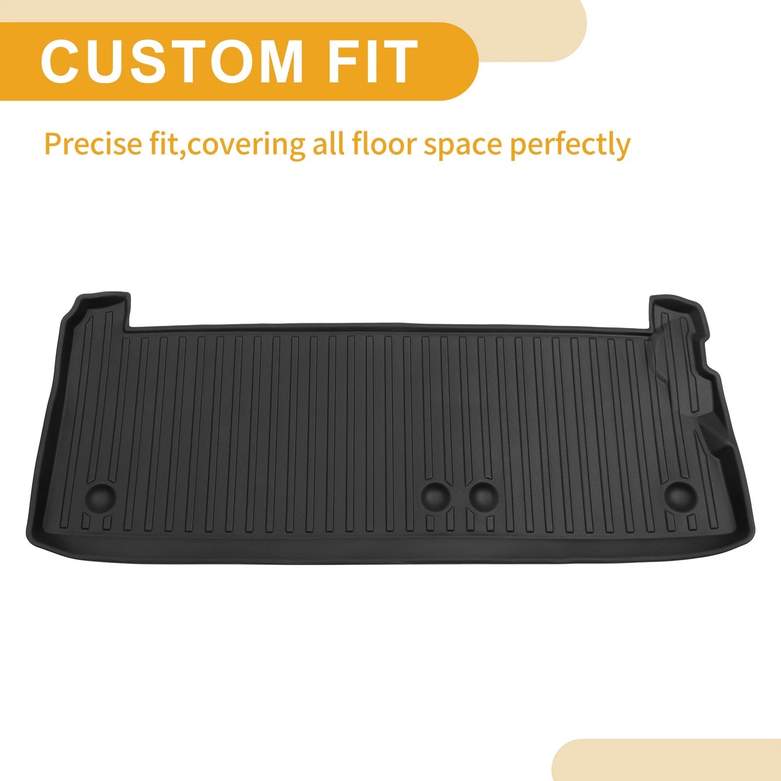Cargo Liner Rear Trunk Mat for Toyota Sienna (2021–2024) TPE Stripe Pattern