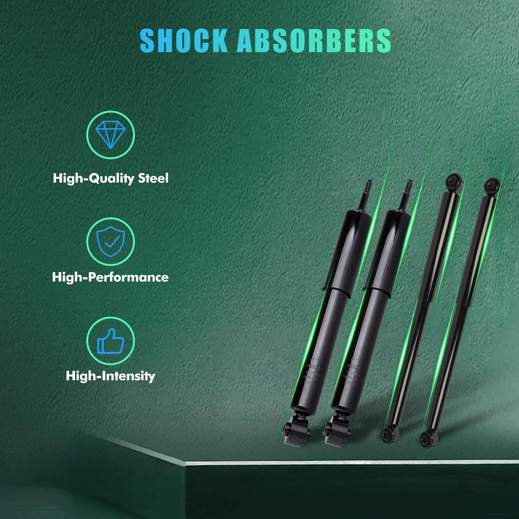 Set of 4 Struts for Dodge Ram 1500 4WD (2002–2005)