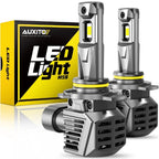 AUXITO 9012 HIR2 LED Headlight Bulbs Kit for High Low Beam (6500K)