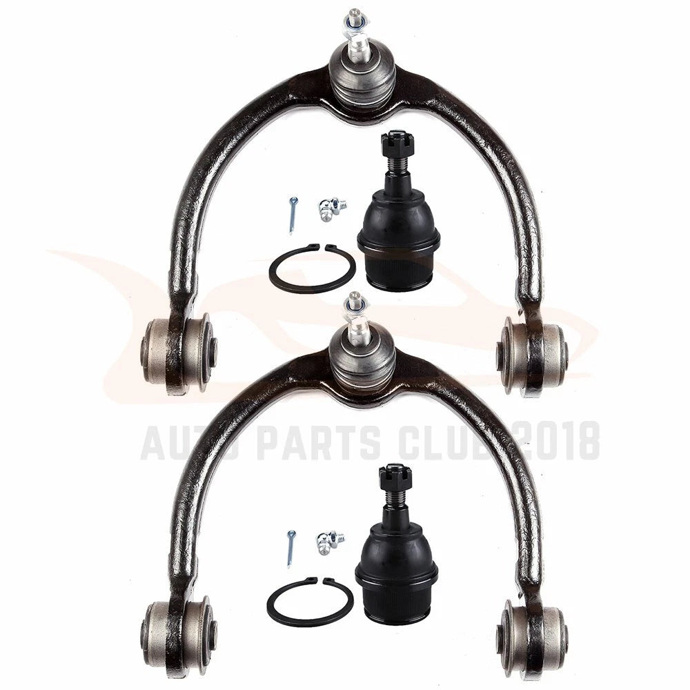 Set of 4 Front Upper Control Arms & Lower Ball Joints for Jeep Grand Cherokee