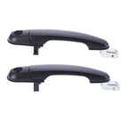 2pc Front Left & Right Outer Door Handle Black for Hyundai Tucson (2004–2010)