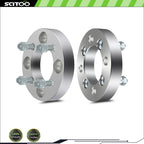 2X 4x108 to 4x100 1" Wheel Spacers 12x1.5 for Mercury Ford Focus Mustang Fiesta (2000–2023)