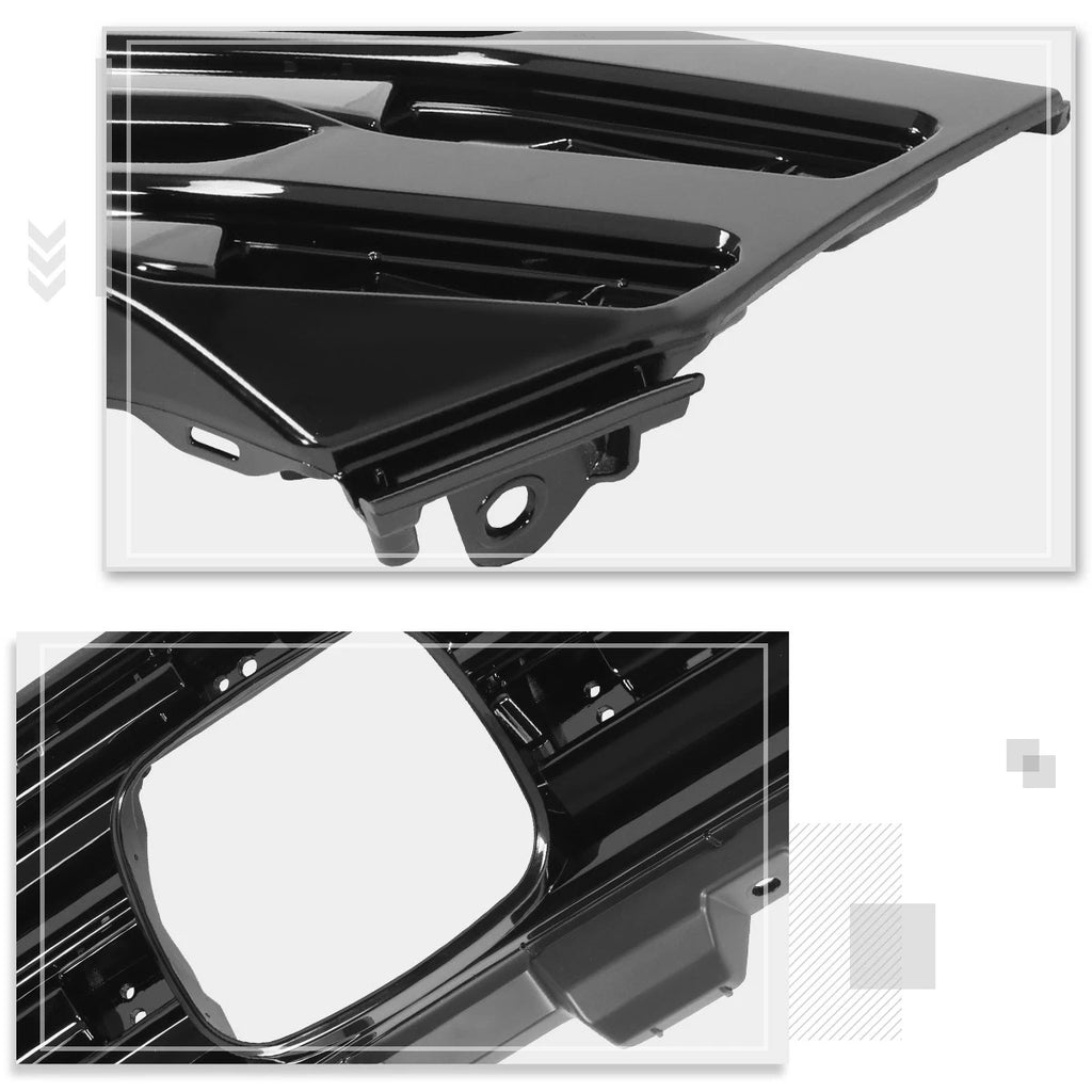 Grille Insert for Honda Pilot (2016–2018) - Factory Style, Horizontal Slats