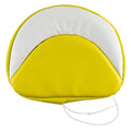 18" Yellow & White Seat Cover for Case/International Harvester (R7074)