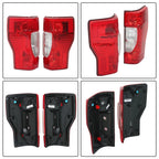 Set of 2 Rear Tail Lights for Ford F250 F350 (2020–2022) Red