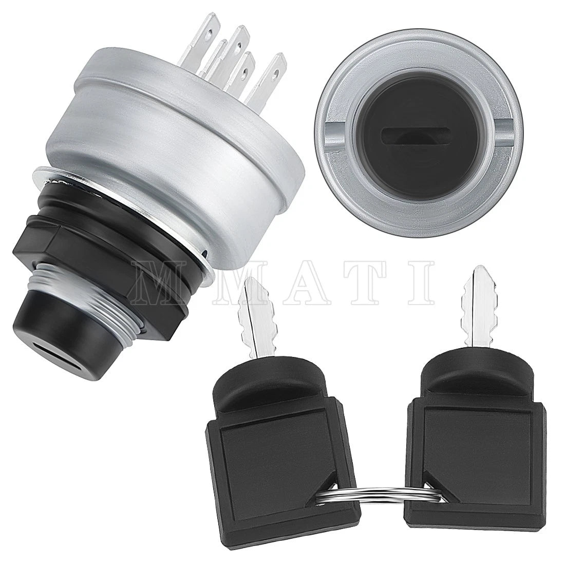 3 Position 5 Pin Ignition Key Switch for Polaris Snowmobile (RMK, Touring, IQ, LX, XC)