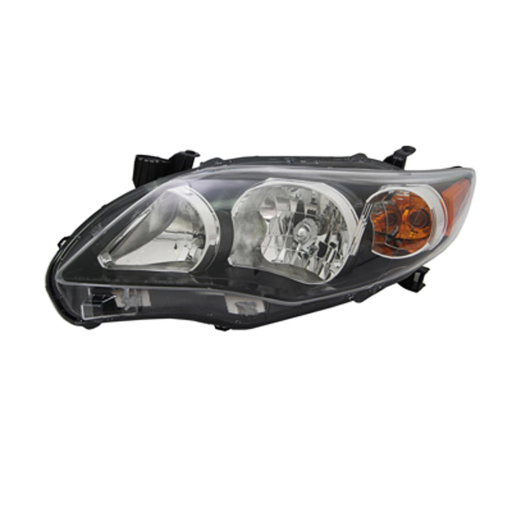 Replacement Driver Side Head Light Assembly w/Black Bezel (See Compatible Chart)