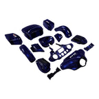 Fairing Bodywork Kit for Harley Electra Glide (2014–2024) Zephyr Blue/Black Sunglo