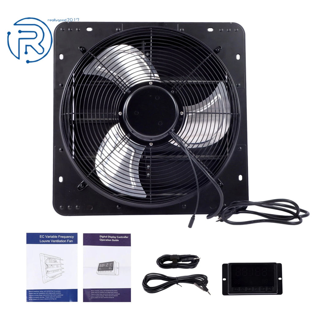 16" Wall-Mount Exhaust Fan for Attic Ventilation