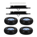 4 Wheel Kit Steel Axles Hardware for Honda Generator EU3000is (2003–2016) 06423-ZS9-020AH