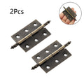2X Hinge for Wooden Jewelry Chest Cabinet (Vintage)
