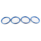 Blue Interior Air Vent Outlet Trim Cover for Audi A3 S3 Q2L (2012-2019)