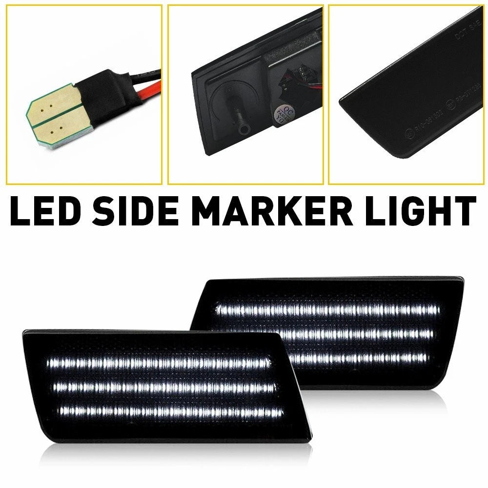 LED Bumper Side Marker Lights for Chrysler 300 (2005–2014) - White Strip