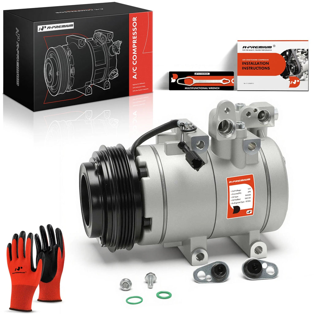 A/C Compressor with Clutch for Kia Sorento (2003–2006)