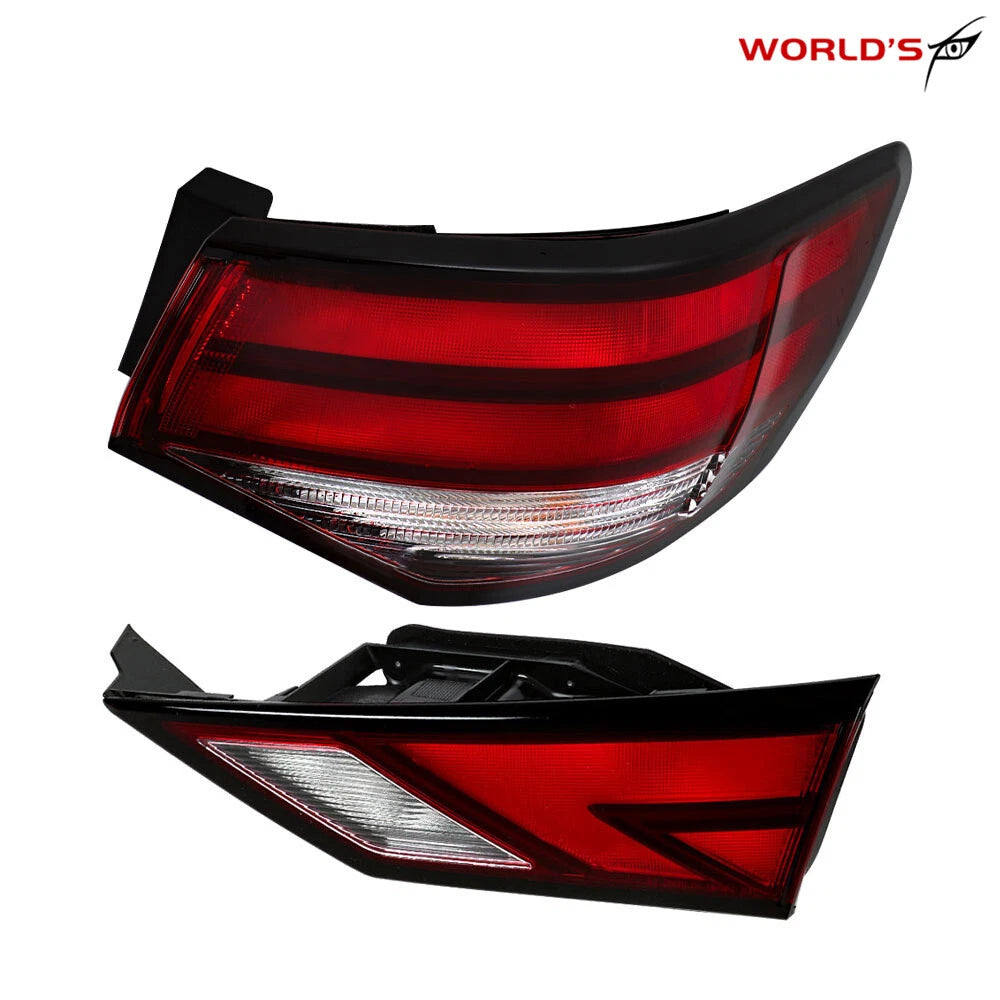 Set of 2 Red Tail Lights for Nissan Sentra (2021–2023)