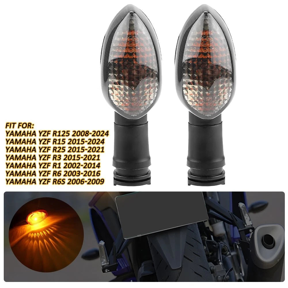 Turn Signal Light Indicator Lamp for Yamaha YZF R125/R15/R25/R3/R1/R6/R6S (2008–2023)