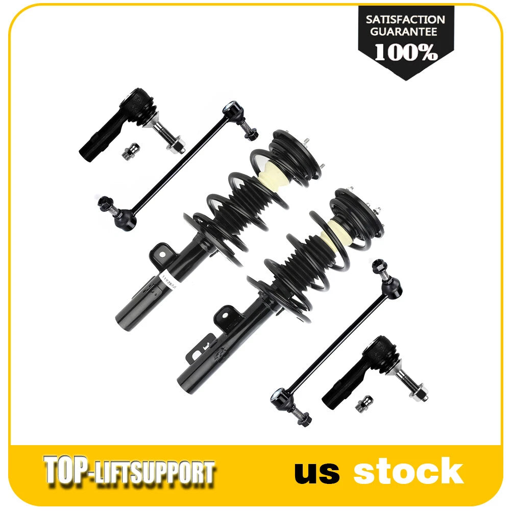 Front Struts with Springs and Sway Bars for Ford Flex (2010–2012)