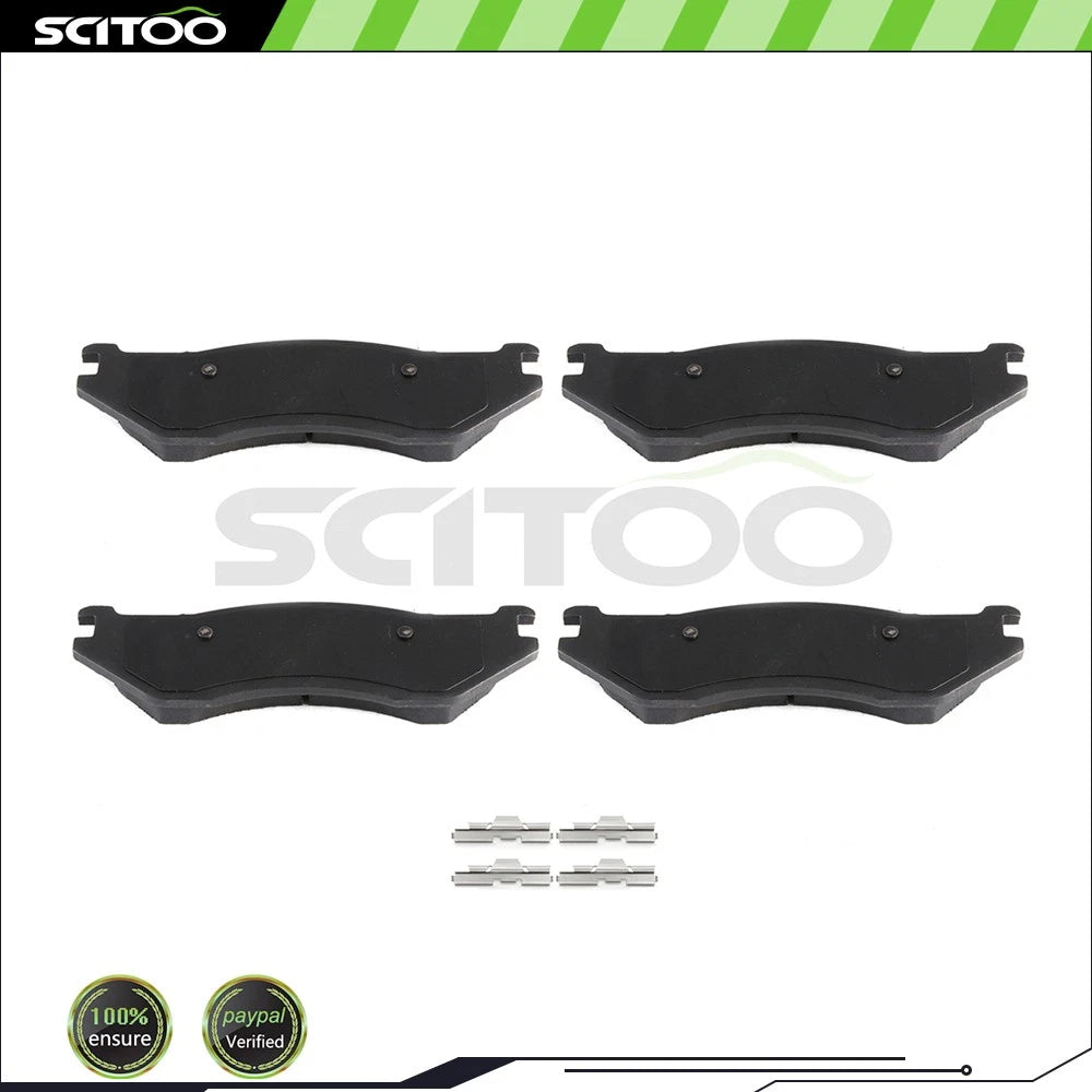 4x Metallic Brake Pads for Dodge Durango (2003–2006) & Ram 1500 (2004–2005)