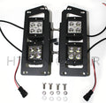 2X 80W CREE Dual LED Pods with Foglight Bracket for Dodge RAM 1500 2500 (2010–2023)