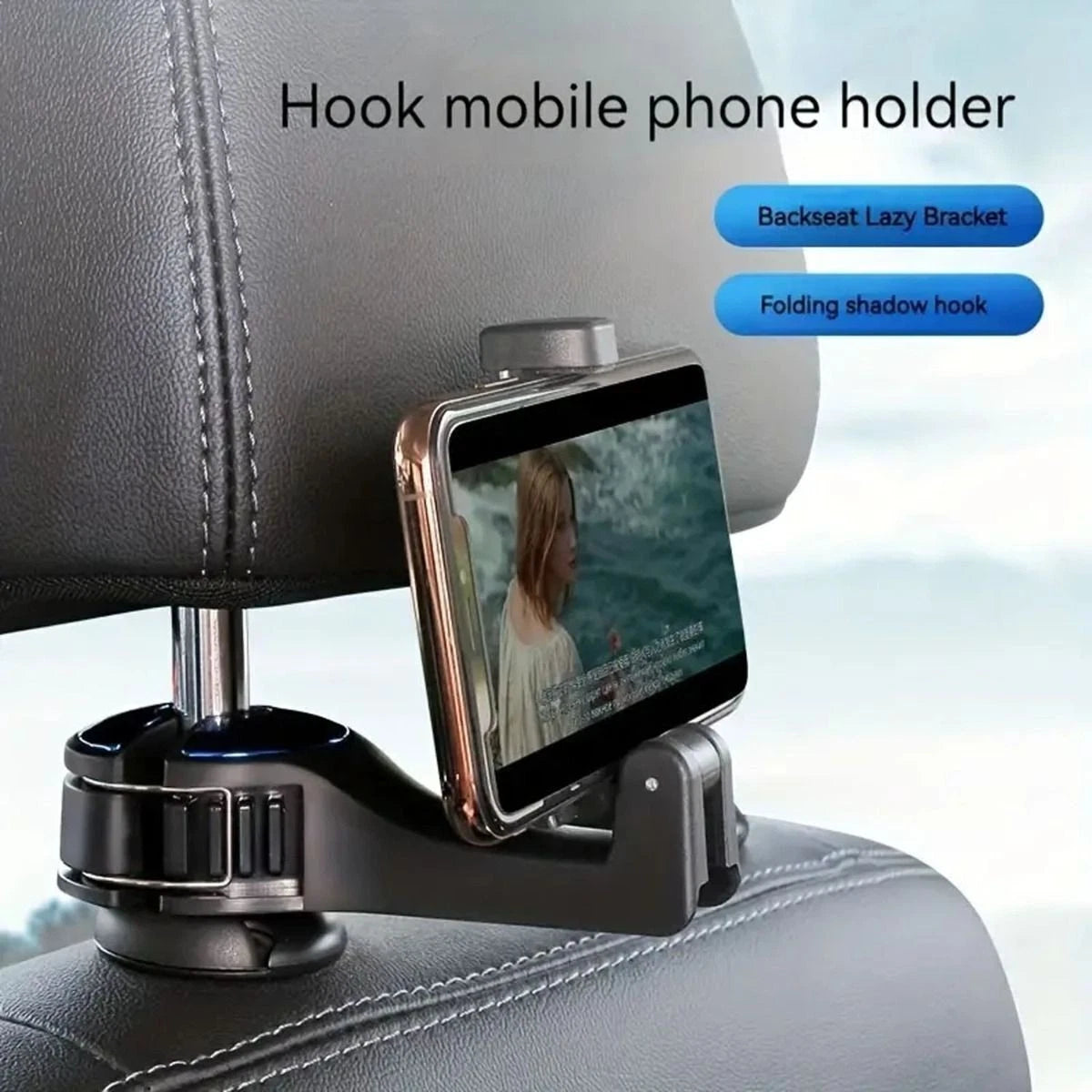 Car Hanger Phone Holder for Universal Headrest (2010–2023)