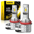 2X Switchback LED Fog Light Bulb H8 H11 H16 18W 3000K Yellow 6000K