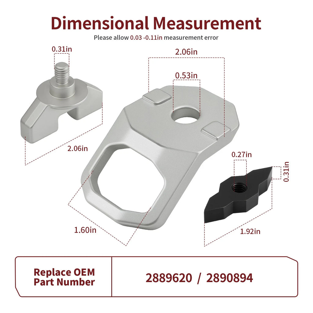 2X Lock And Ride Max D-Rings for Polaris Xpedition (2024–2025) 2889620