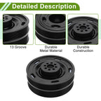Engine Harmonic Balancer Crankshaft Pulley for Audi A7 (2012–2018) No. 06E105251E/06E105251F