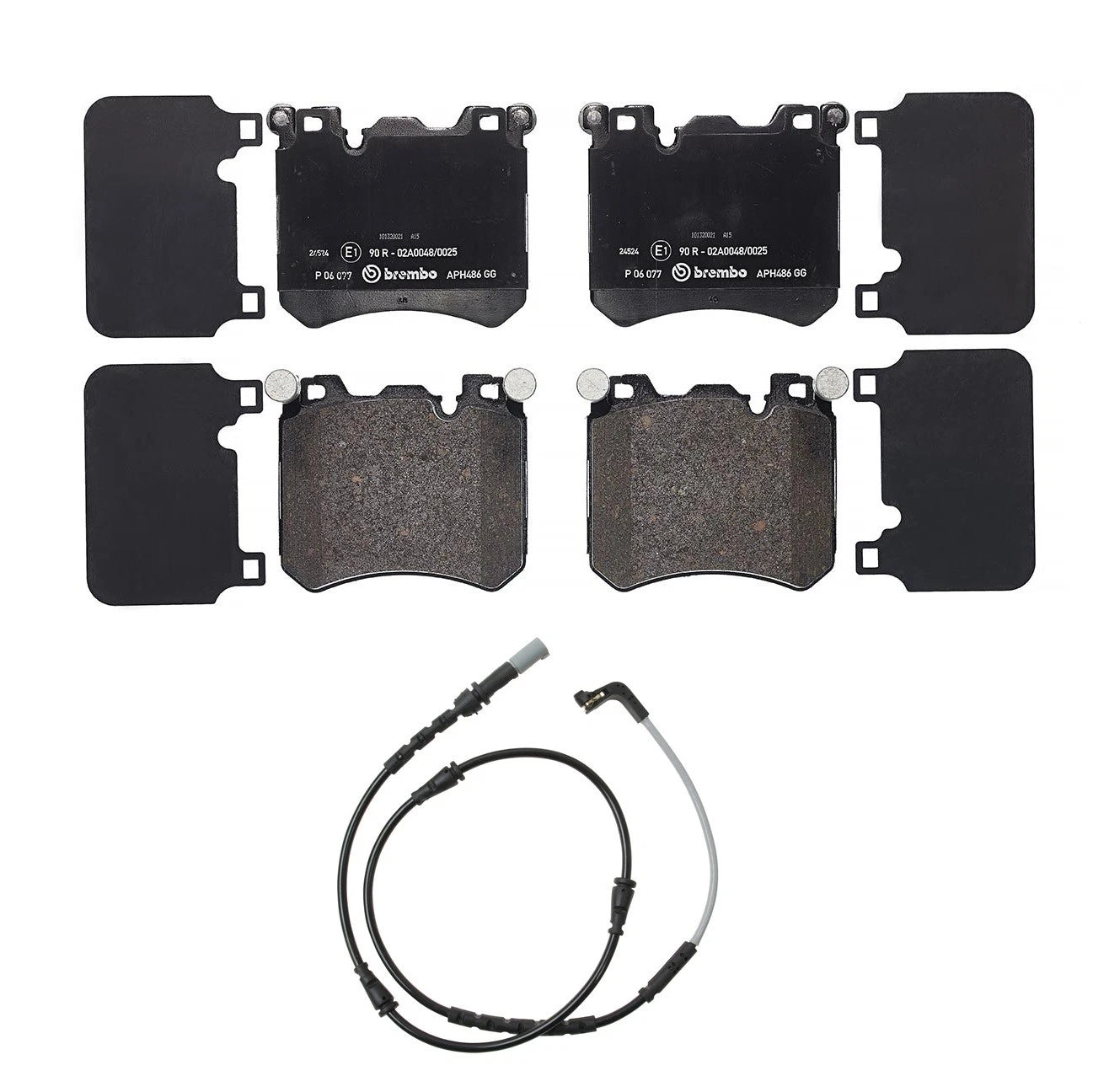 Brembo Front Low-Met Brake Pads with Sensor Kit for BMW E70 E71 (2007–2010)