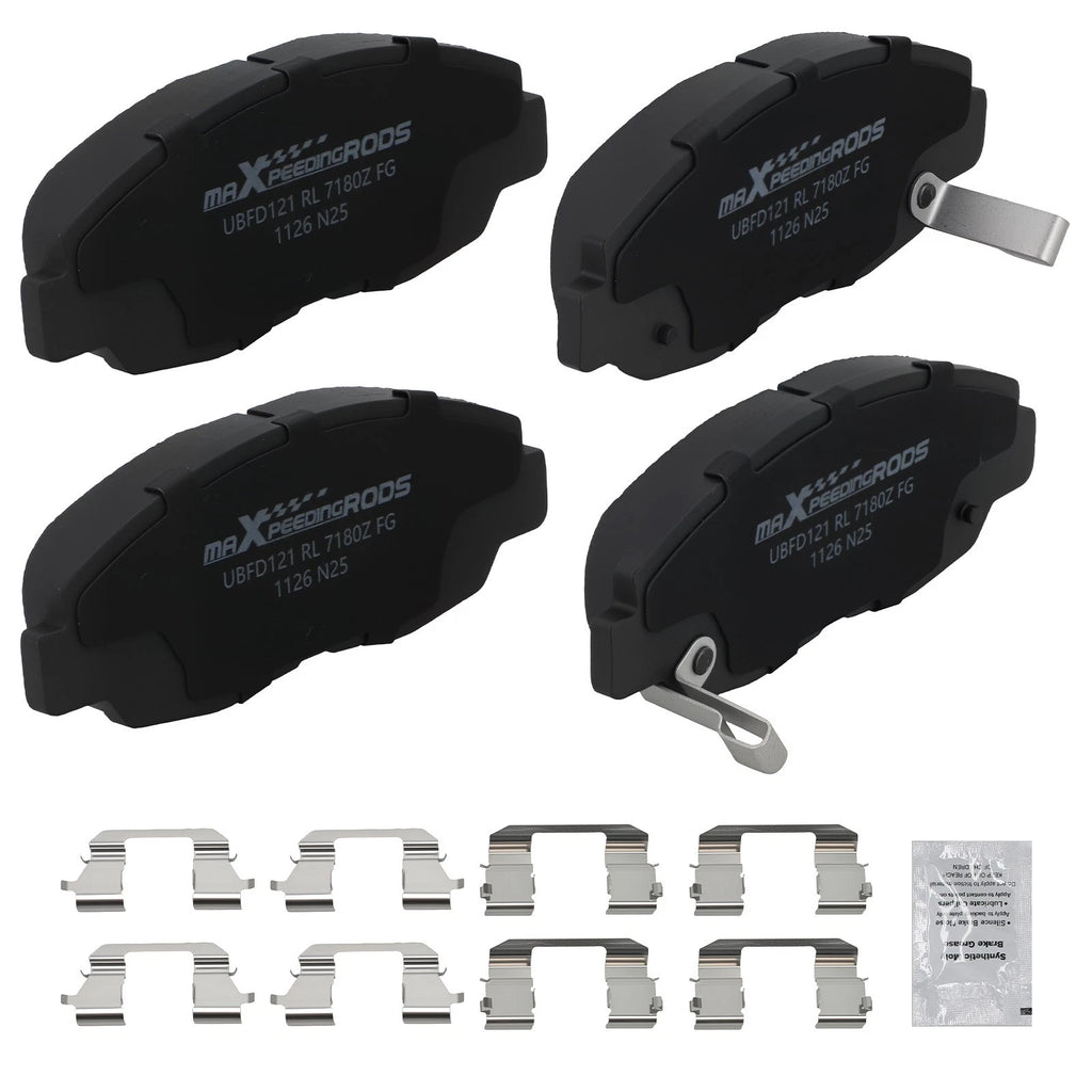 Front Ceramic Brake Pads for Honda Civic Accord Insight Acura EL (2001–2023)