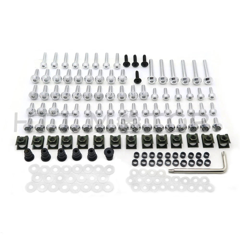 CNC Fairing Bolt Kit for Kawasaki Ninja ZX12R (2000–2005)
