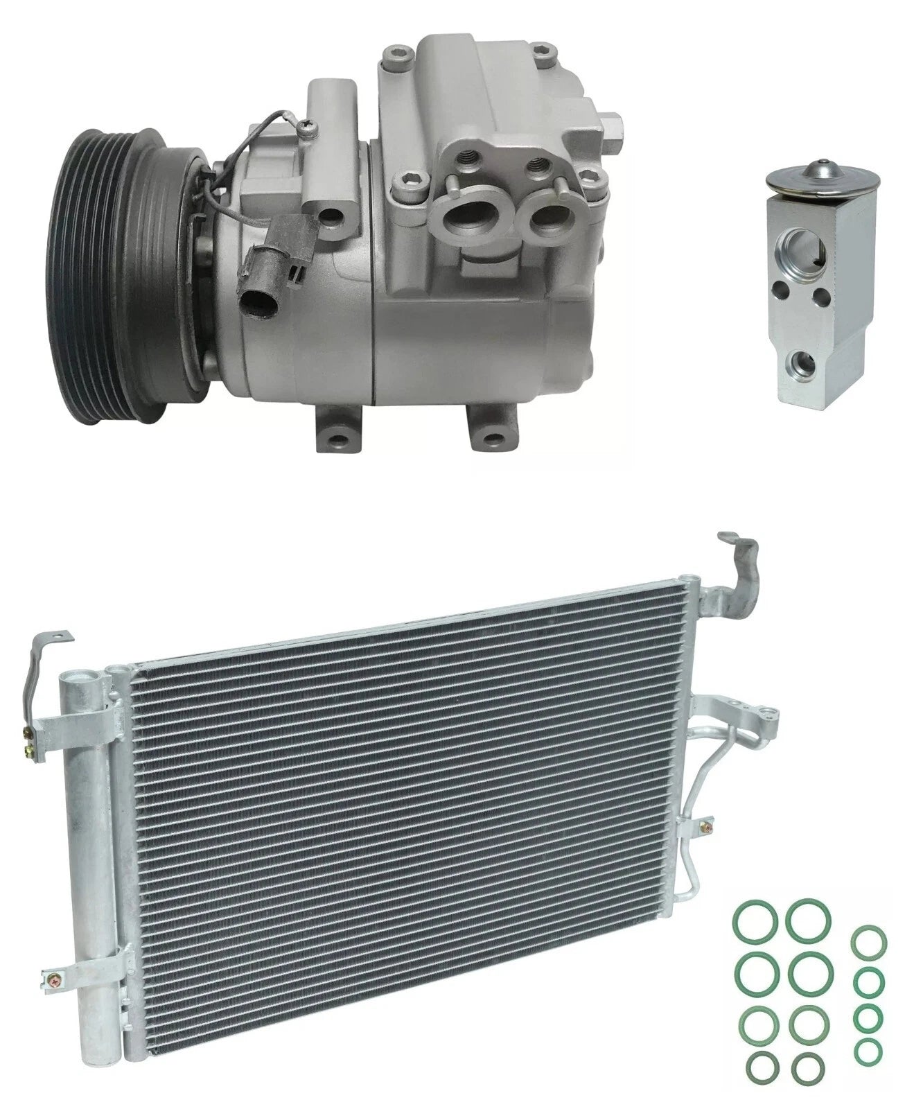 A/C Compressor Kit Replacement for Hyundai Tiburon GT 2.7L (2004–2008)