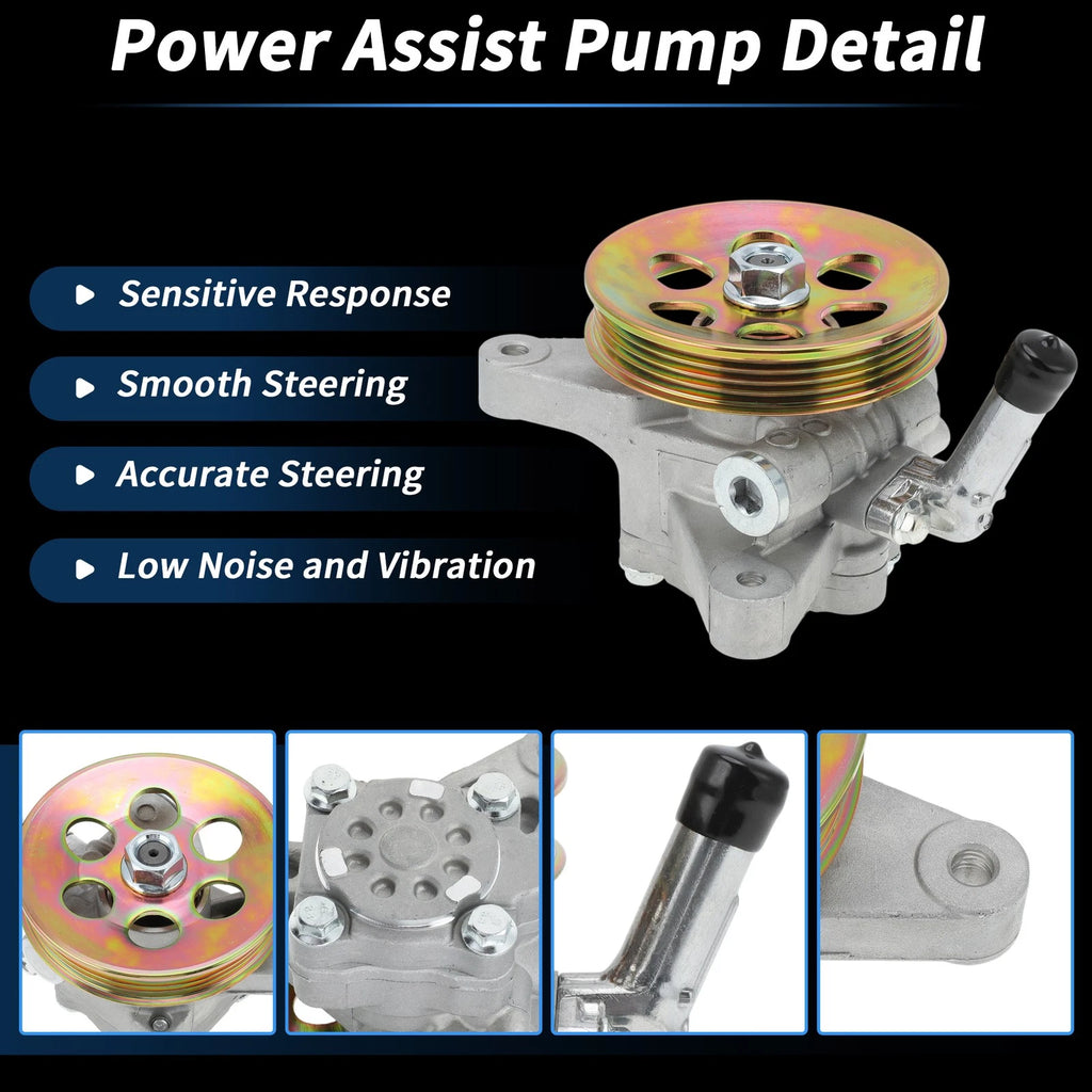Power Steering Pump w/ Pulley for Honda Pilot (2003–2004) No.56110-PGK-A01