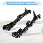 Pair of Front Bumper Bracket 71193-T5A-000 for Honda Fit (2015) Plastic Black