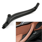 Left Inner Door Pull Handle Trim Cover for BMW X5 X6 (2014–2019) Black ABS