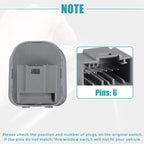 Set of 1 Rear View Mirror Remote Control Switch for Volkswagen (No.5ND959565B)
