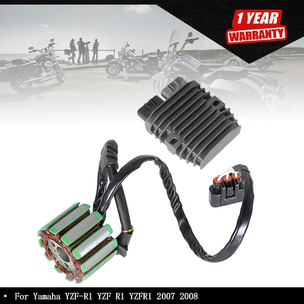 Stator and Mosfet Regulator Rectifier for Yamaha YZF-R1 (2007â2008)