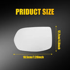 Driver Side Heated Mirror Glass with Backing for Honda CR-V (2012–2016) & HR-V (2016–2022)