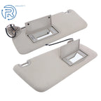 Sunvisor Set for Ram 1500 2500 3500 (2013-2018) Gray Plastic