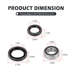 Rear Brake Drum Bearing Seals Kit for Yamaha Wolverine 350 YFM350 (2006–2009)