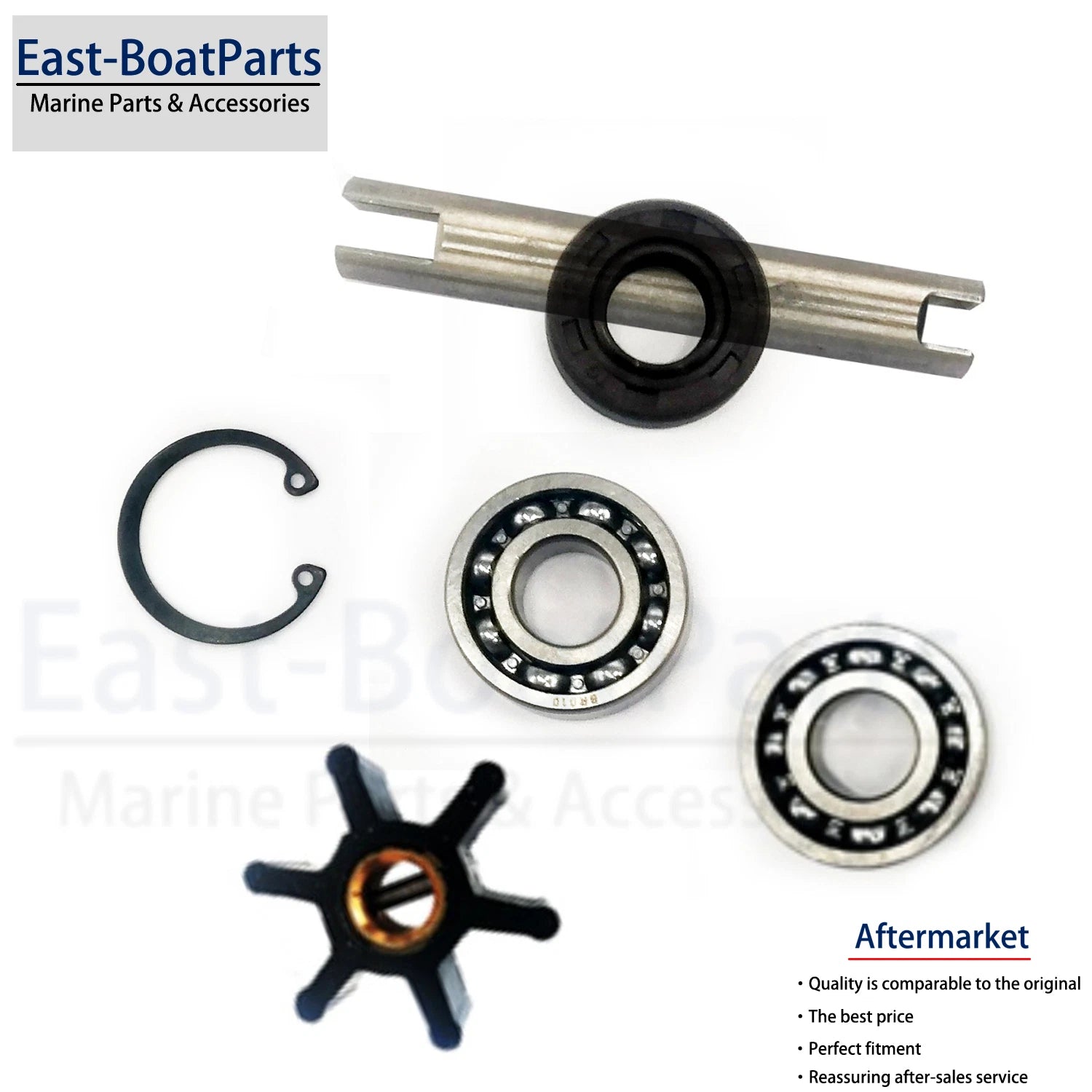 Sea Pump Impeller Shaft Kit 21951422 for Volvo Penta MD1B MD2B AQD2B MD3B